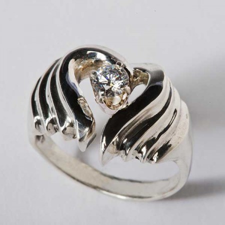 White Gold Diamond Ring